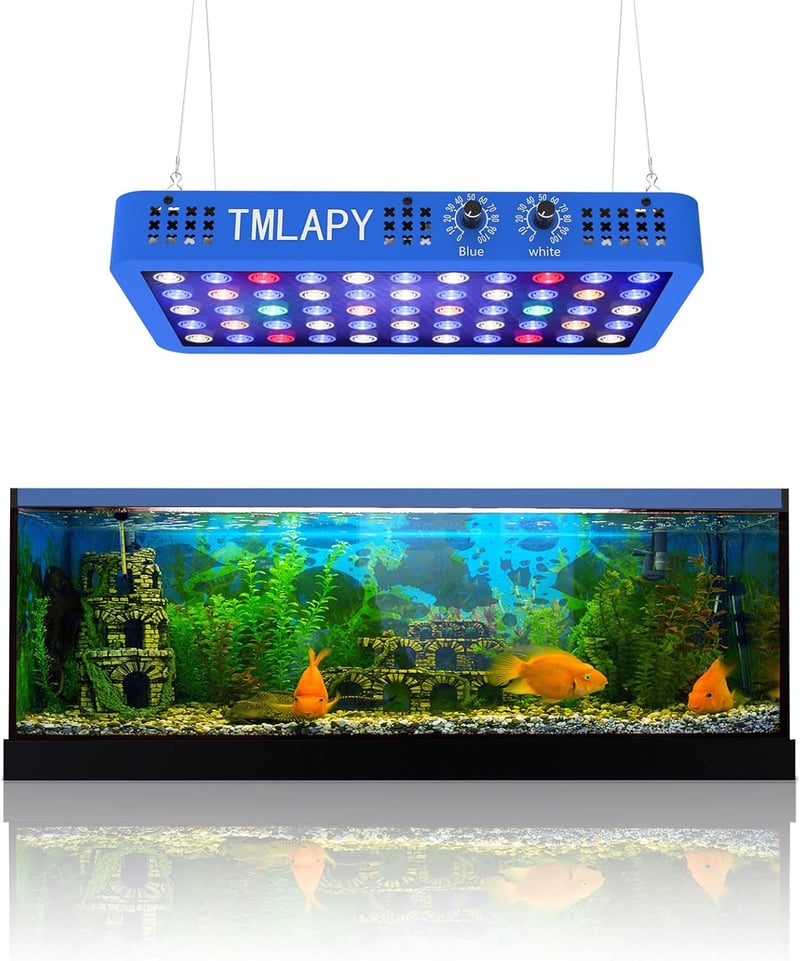 100W Full Spectrum LED Aquarium Light with Adjustable Brightness