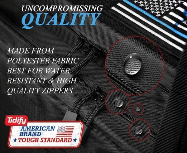 Heavy Duty Water Resistant Patrol Bag for Law Enforcement