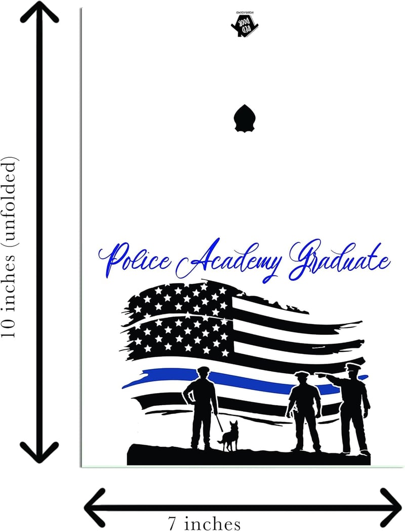 Graduation Card for Fire, Police & Law School Graduates
