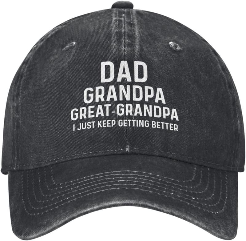 Funny Birthday Cap for Dad or Grandpa - Unique Gift Idea