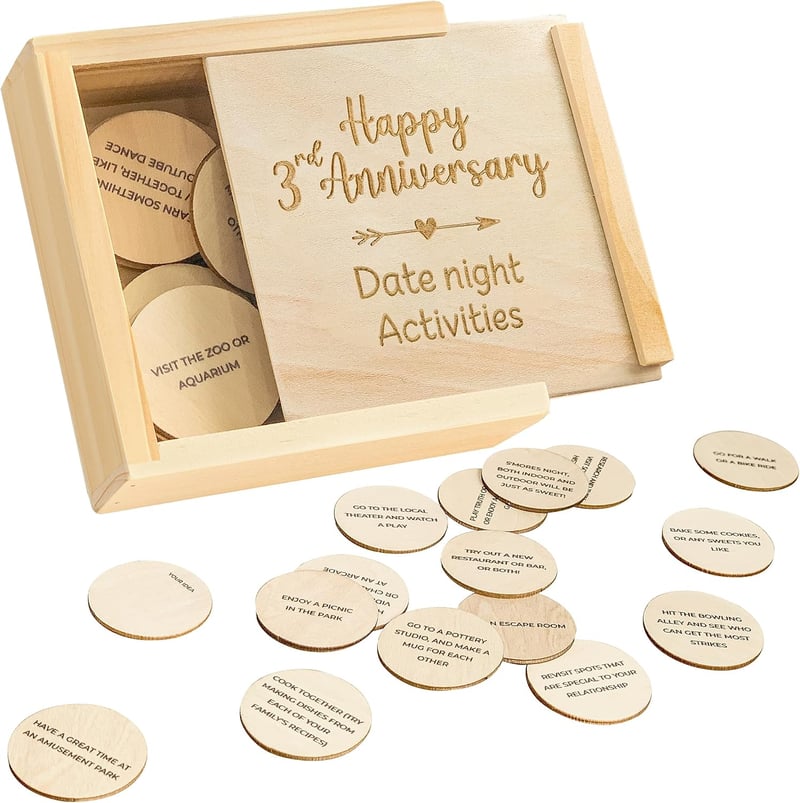 3rd Anniversary Wooden Gifts for Couples