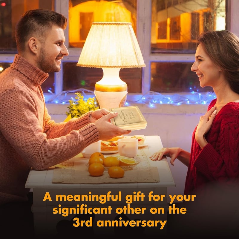 3rd Anniversary Wooden Gifts for Couples
