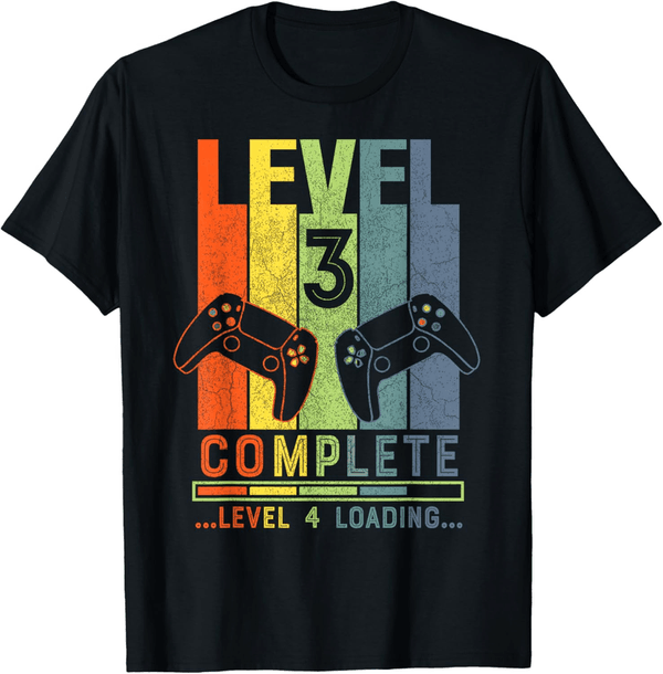3rd Anniversary Gamer T-Shirt Gift for Couples