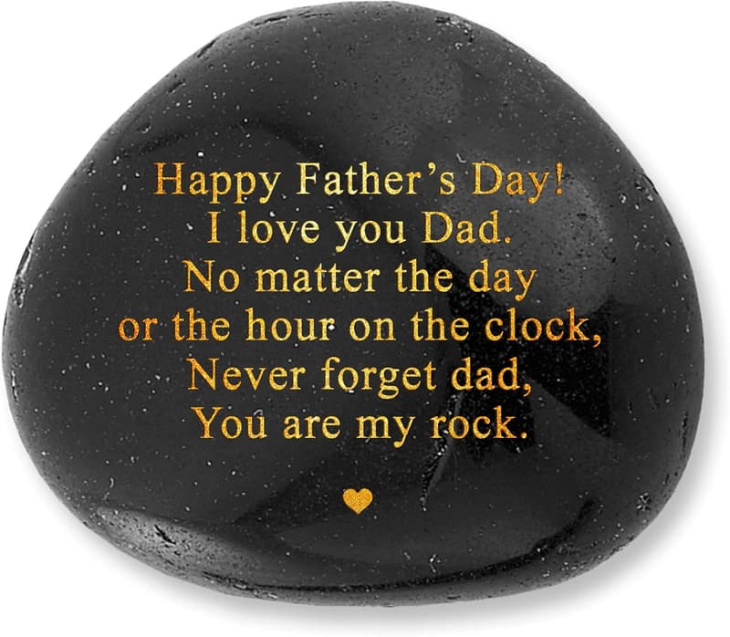 Father's Day Engraved Decorative Stones - 