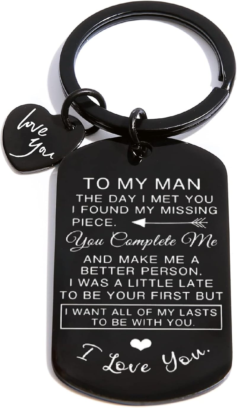 Valentine's Day Keychain Gift for Him