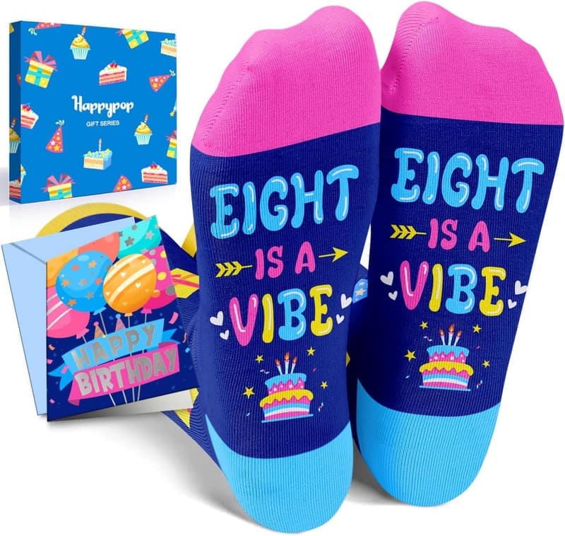 Birthday Gifts for Kids: Fun Socks for Ages 5-10
