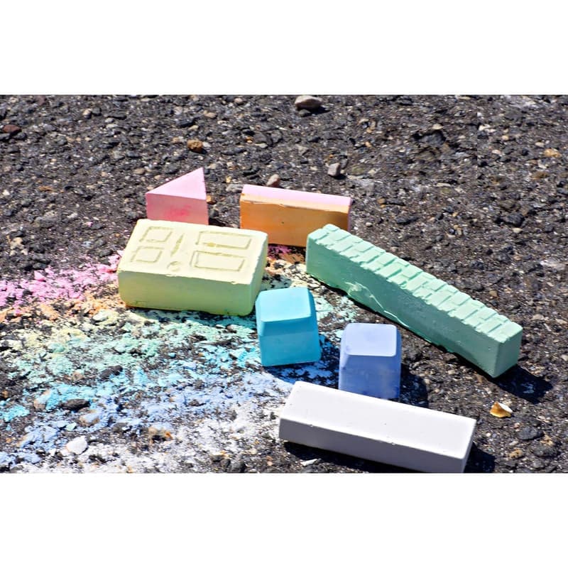 Handmade Sidewalk Chalk Building Blocks for Kids