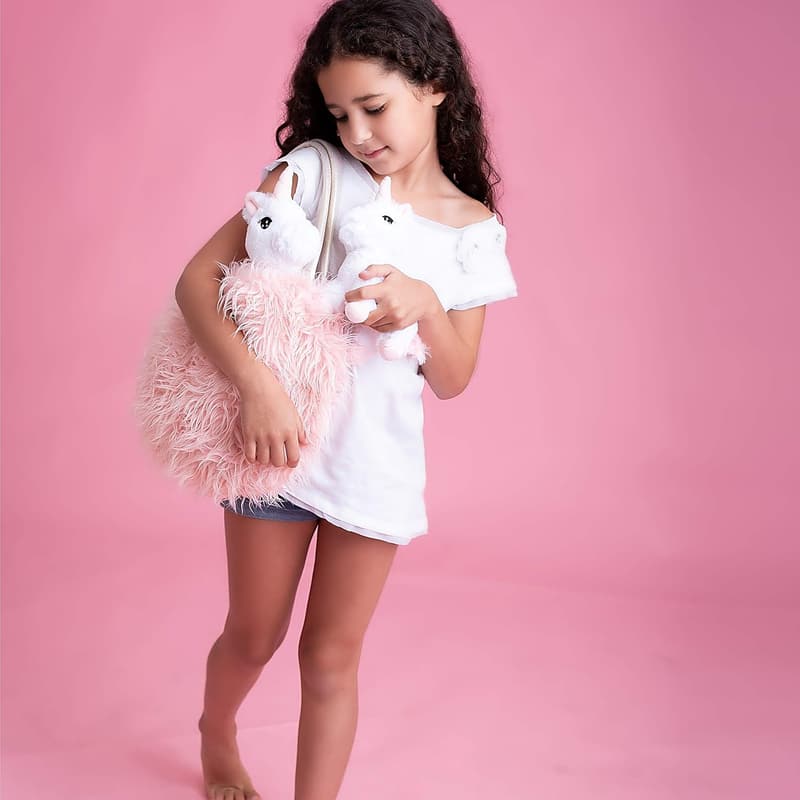 Unicorn Toy Gift Set for Girls 3-10 - 4 PCS Stuffed Animals & Blanket