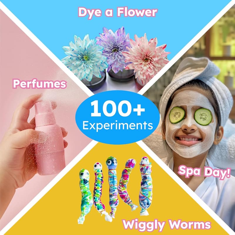 Girls Science Kit - 100+ STEM Experiments for Ages 4-8