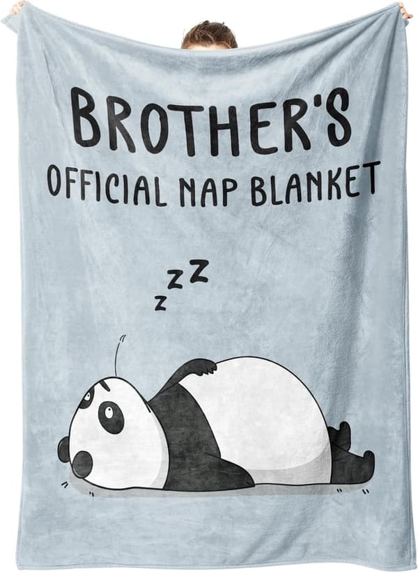 Big Brother Birthday Throw Blanket - Soft Flannel 60