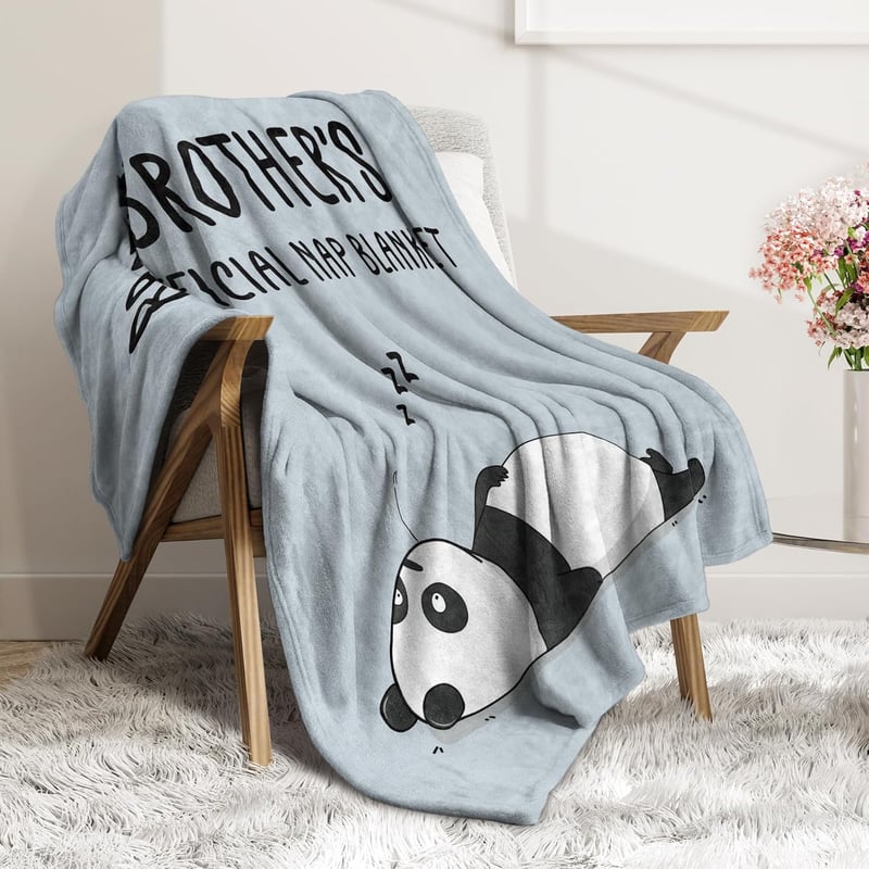 Big Brother Birthday Throw Blanket - Soft Flannel 60