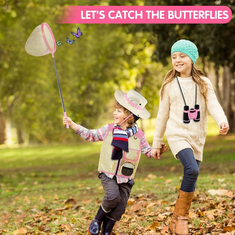 Explorer Kit for Girls - Bug Catcher Birthday Gift Ages 3-8