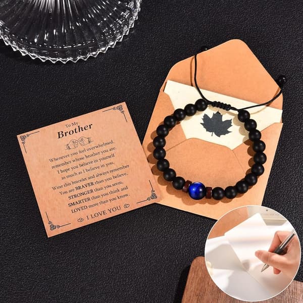 Men's Bracelet with Sentimental Card - Perfect Gift for Any Occasion