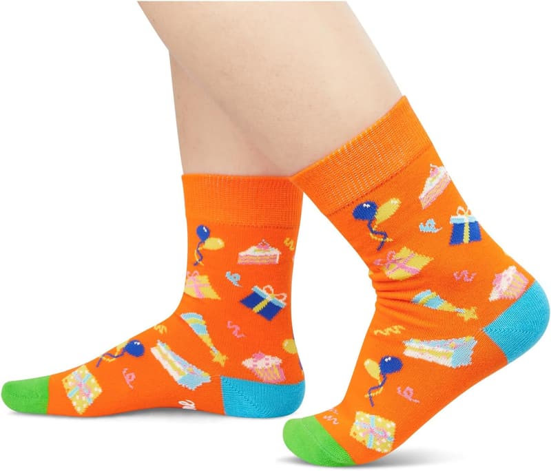 Birthday Socks for Kids Ages 3-11 - Fun Gift Ideas