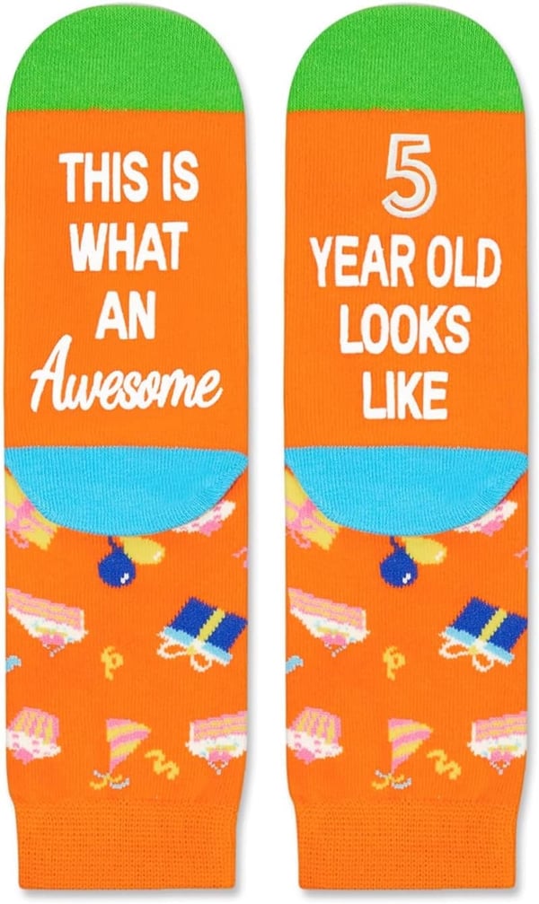 Birthday Socks for Kids Ages 3-11 - Fun Gift Ideas
