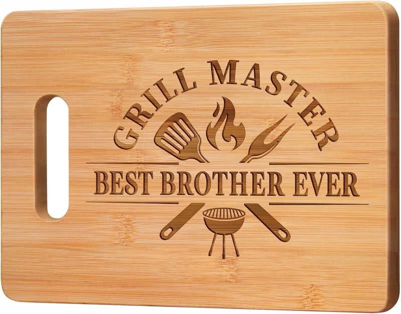 Best Brother Ever Engraved Cutting Board - Birthday Gift