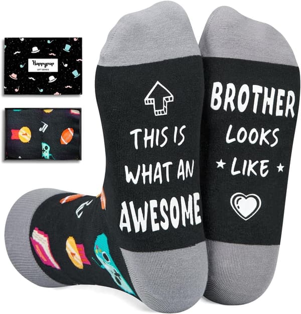 Funny Men's Socks - Great Gift for Dad, Son, Brother, Uncle