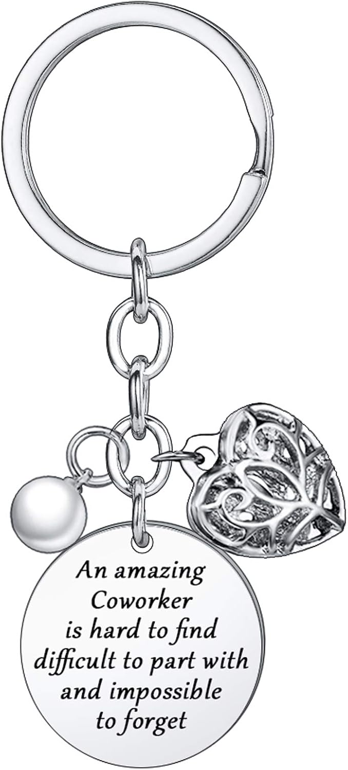 Goodbye Heart Keychain for Colleagues and Bosses
