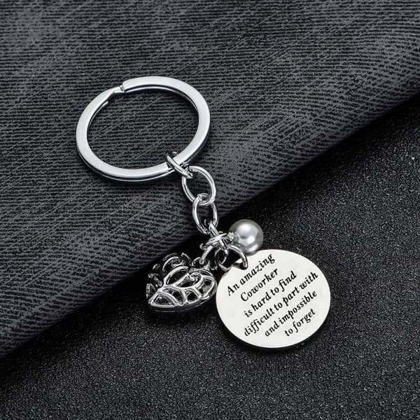 Goodbye Heart Keychain for Colleagues and Bosses