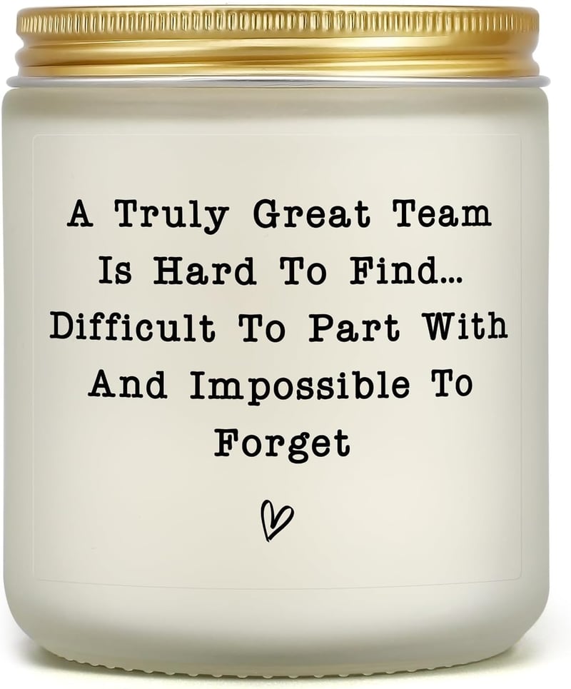 Farewell Lavender Scented Candle for Coworkers