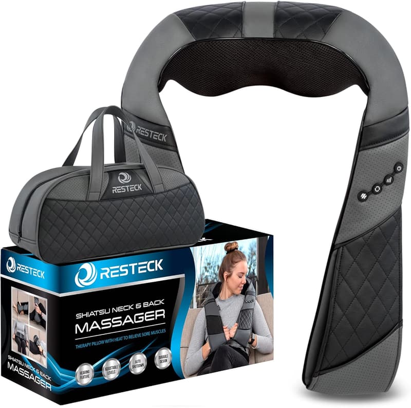Deep Tissue Shiatsu Neck & Back Massager with Heat