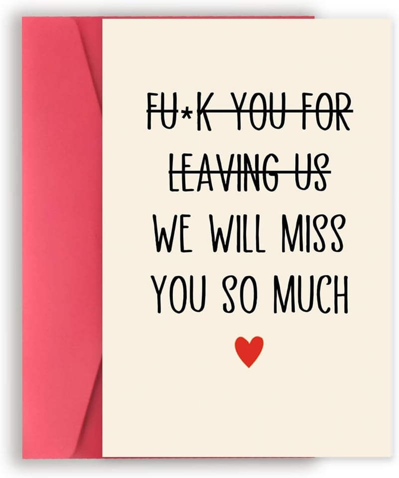 Humorous Retirement Card for Men - Farewell to a Coworker