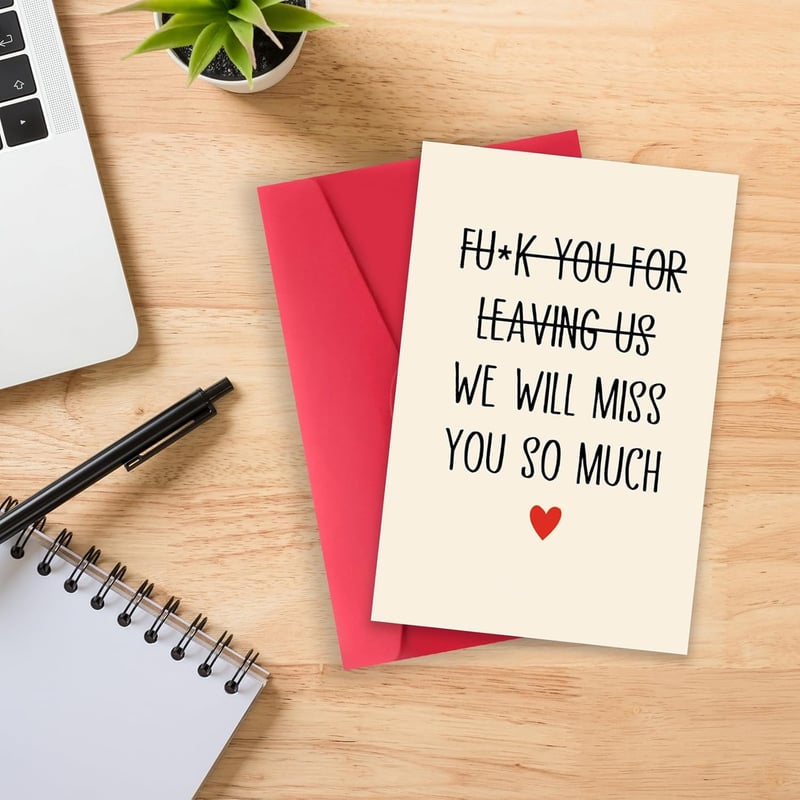 Humorous Retirement Card for Men - Farewell to a Coworker