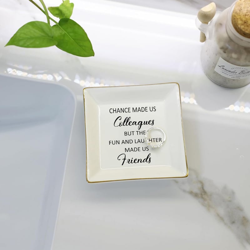 Ceramic Jewelry Ring Dish for Mom and Friends