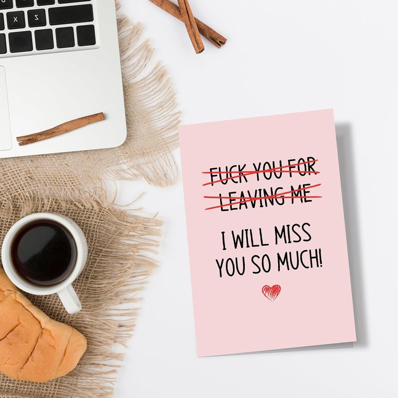 Farewell Card for Coworker - Going Away Gift for Friend