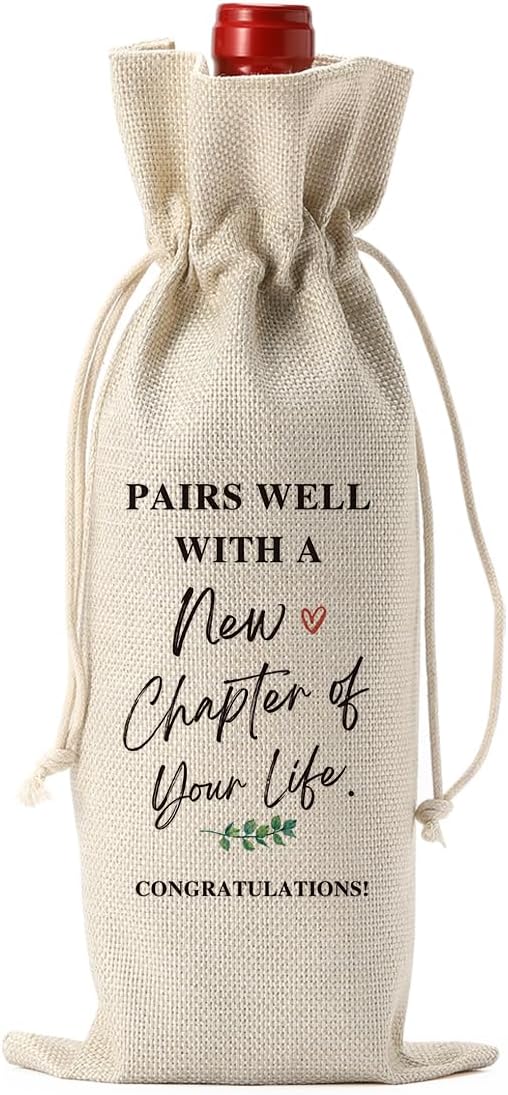Farewell Gifts for Women: New Beginning Wine Bag