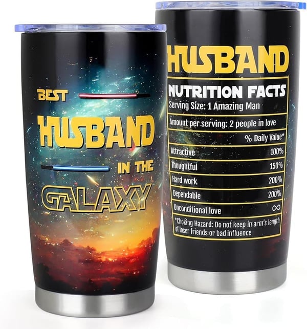 Birthday Gift for Husband - 20oz Personalized Tumbler