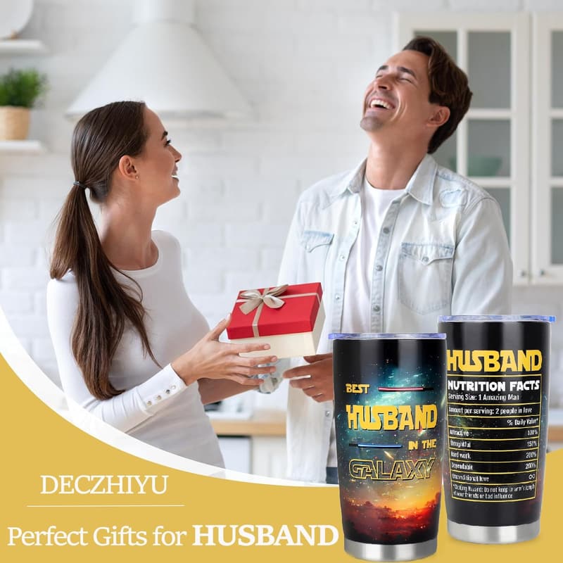 Birthday Gift for Husband - 20oz Personalized Tumbler