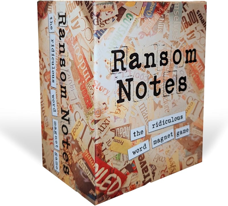 Ransom Notes - Hilarious Word Magnet Party Game for 3+ Players