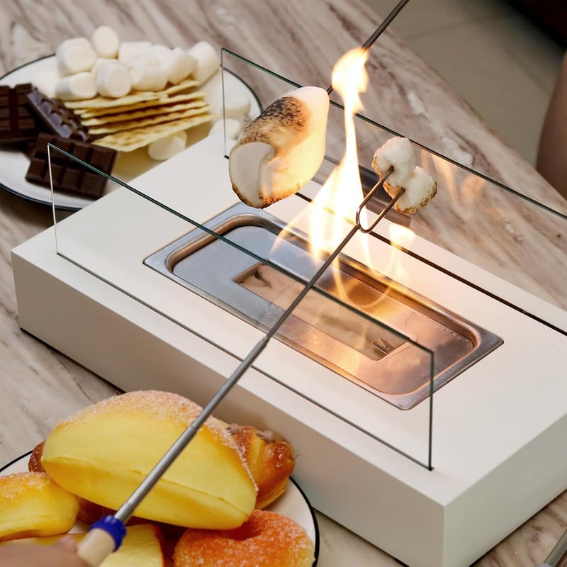 Portable Tabletop Fire Pit for Smores - Perfect Gift for Women