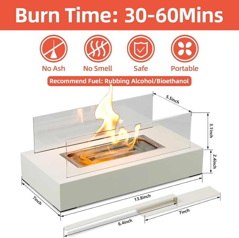Portable Tabletop Fire Pit for Smores - Perfect Gift for Women