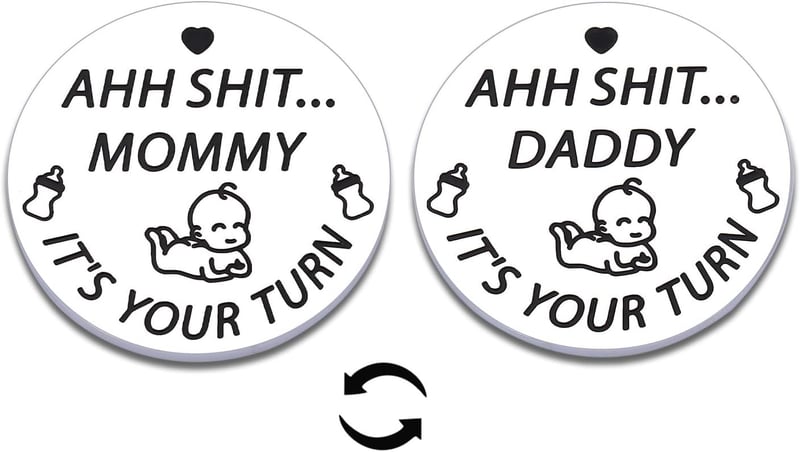 New Parents Decision Coin Gift for First-Time Mom and Dad