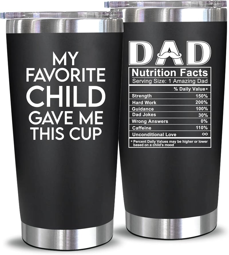 Father's Day 20 oz Tumbler - Gift for Dad