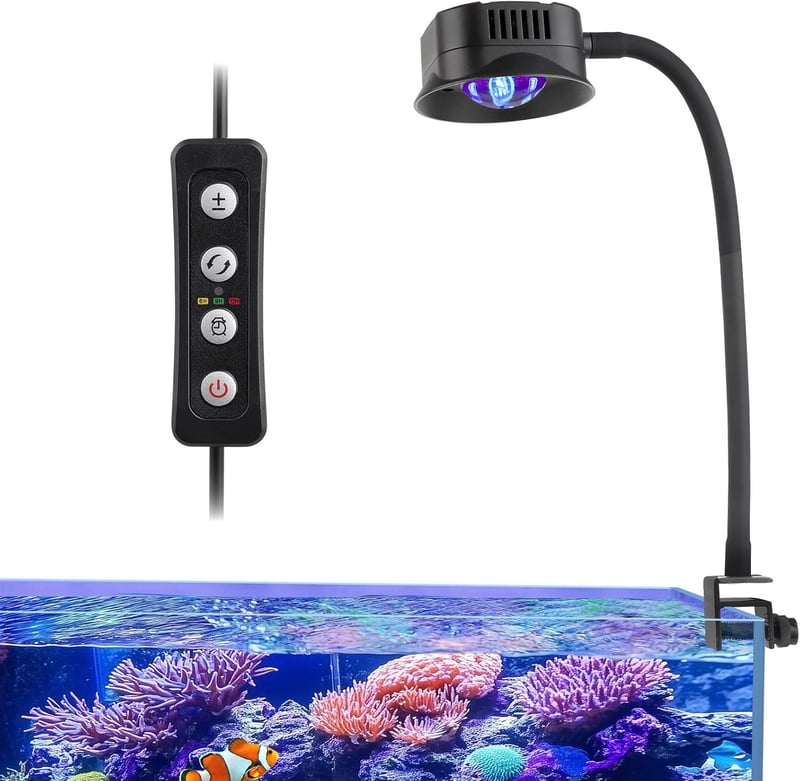 36W Adjustable LED Aquarium Light for Marine Tanks