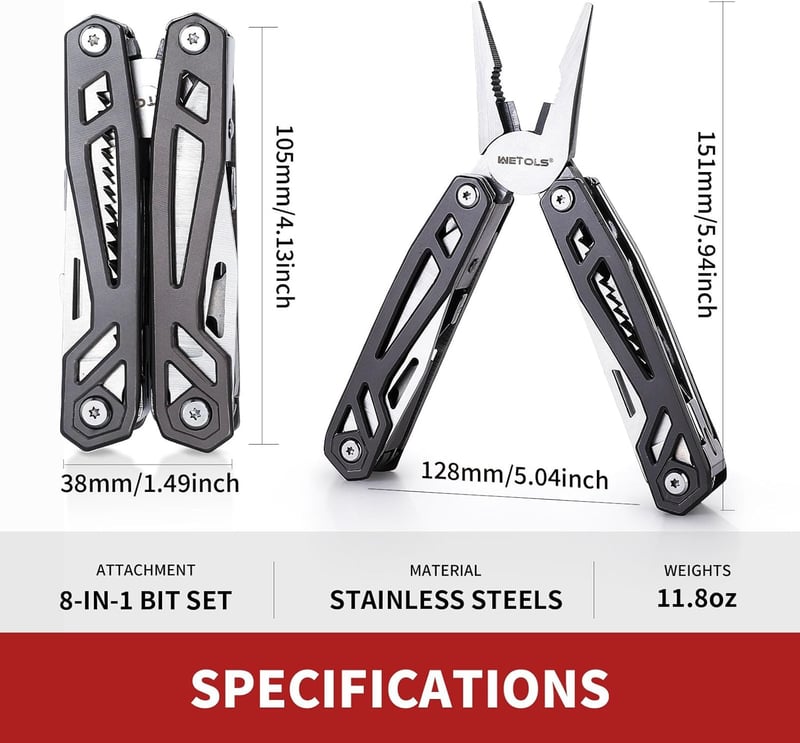 Father's Day 21-in-1 Stainless Steel Multitool for Men