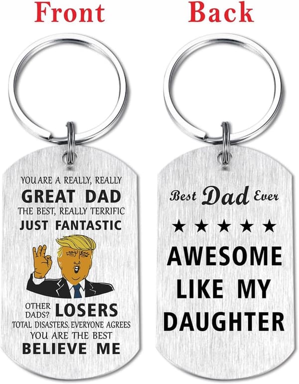 Father's Day Keychain for Dad - 
