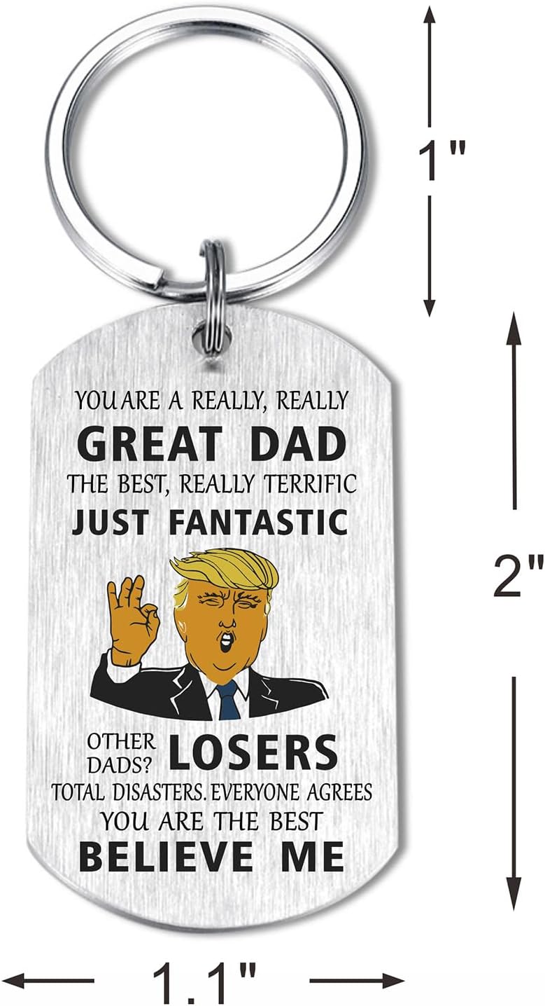 Father's Day Keychain for Dad - 