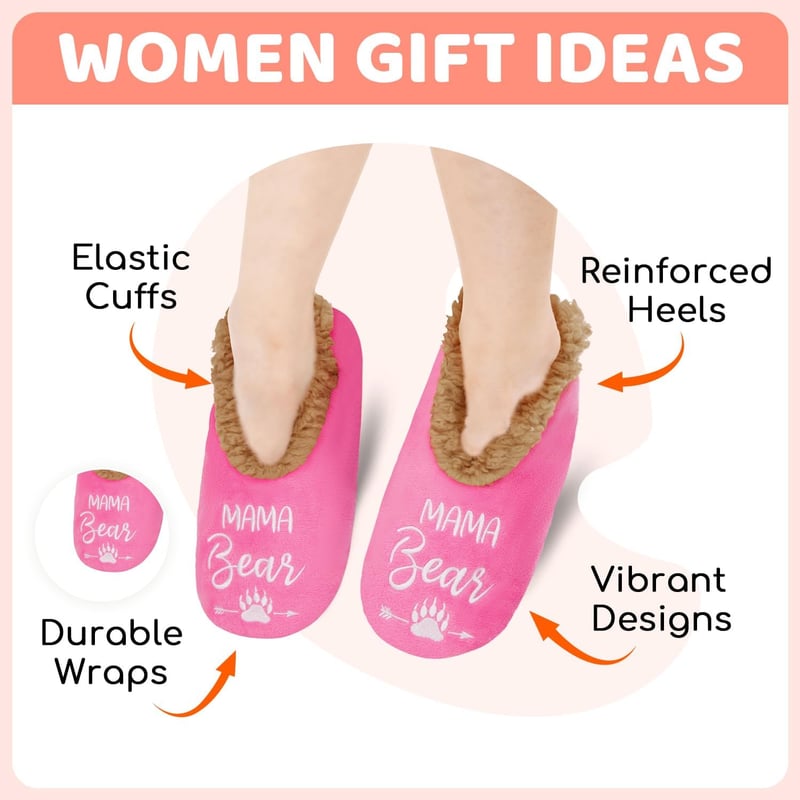 Mother's Day Slipper Socks for Mom - Cozy Gift
