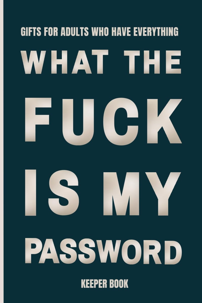 Password Keeper Book with Alphabetical Tabs for Adults