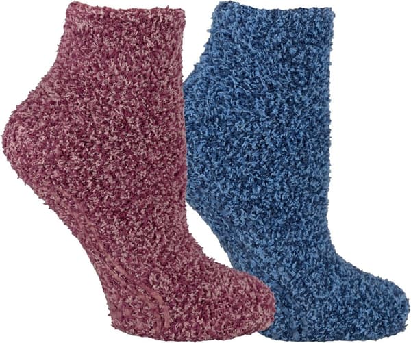 Lavender & Vitamin E Infused Spa Socks for Women - 2 Pairs