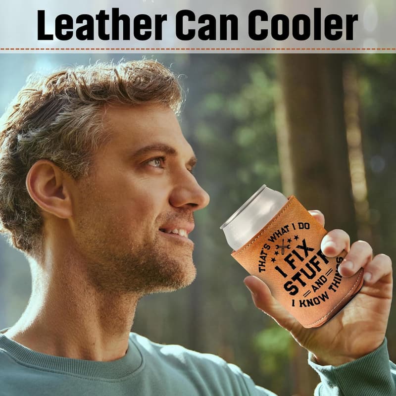 Unique Birthday Gifts for Dad - Men's Can Cooler