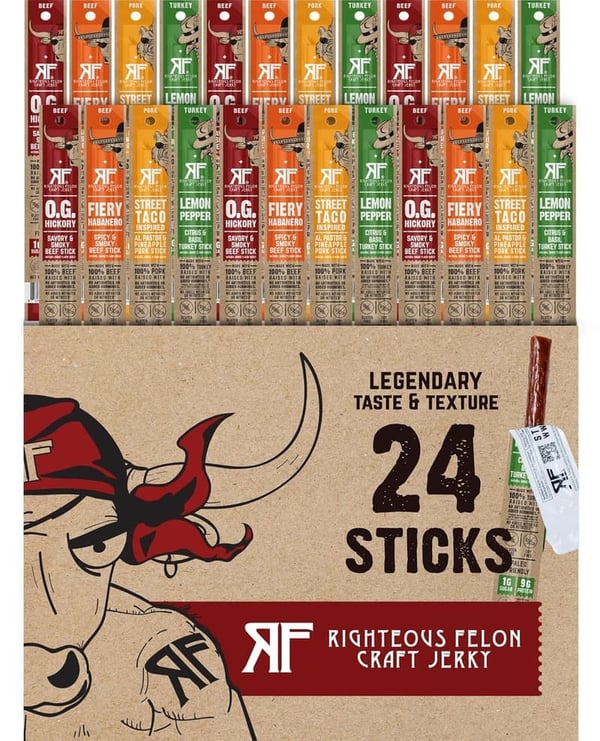 Healthy Meat Sticks Variety Pack | Gluten-Free & Keto Snacks