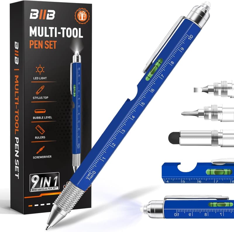 Father's Day 9-in-1 Multitool Pen - Personalized Gift for Dad
