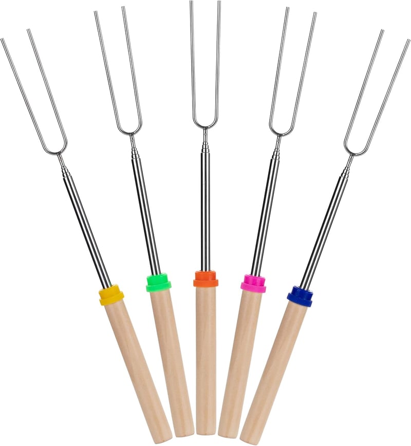 Extendable Stainless Steel Roasting Sticks - 32