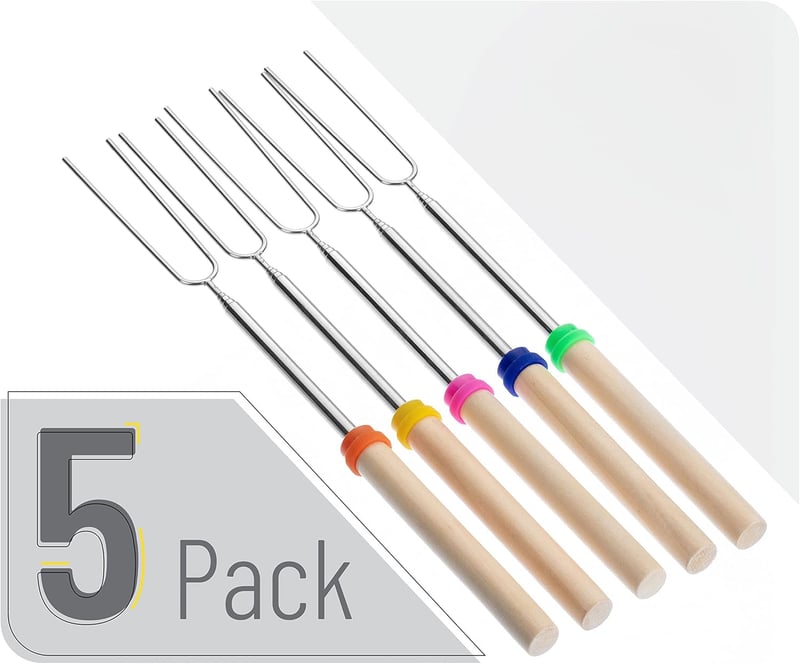 Extendable Stainless Steel Roasting Sticks - 32