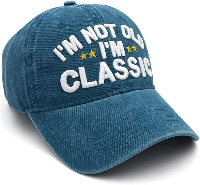 Funny Retirement or Birthday Baseball Cap for Dad